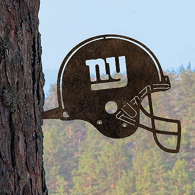 New York Giants Metal Garden Art Helmet Spike