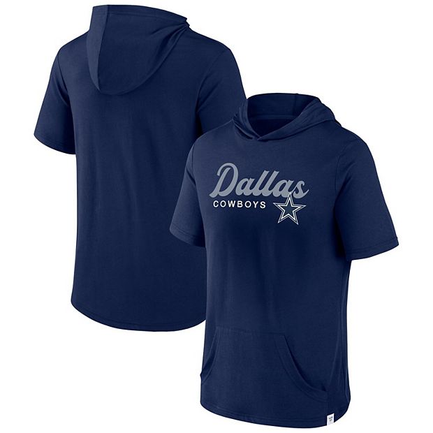 Fanatics Navy Dallas Cowboys Long Sleeve Hoodie T-shirt in Blue for Men