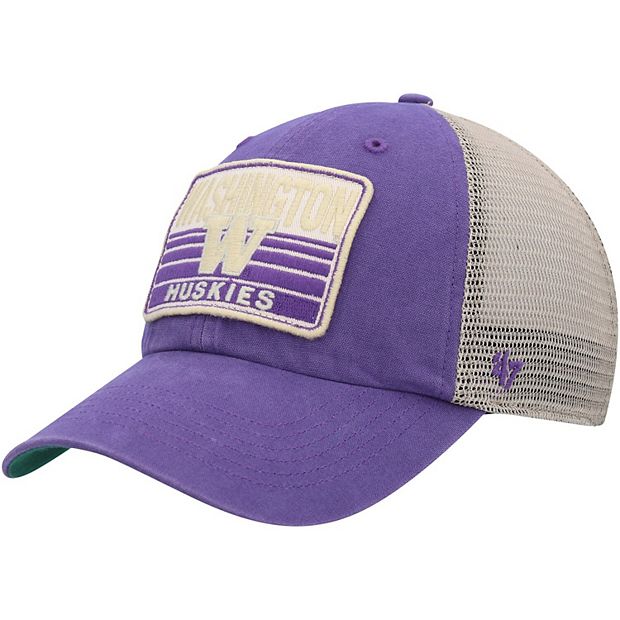 47 Men's Washington Huskies Purple Clean Up Adjustable Hat