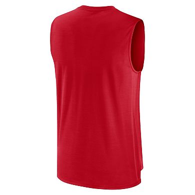 Men's Nike Red Cleveland Guardians Exceed Performance Tank Top