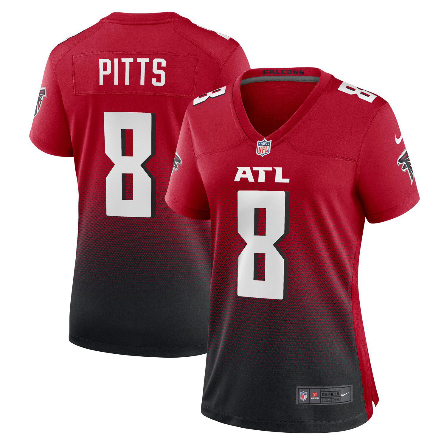 Nike Preschool Nike Kyle Pitts Black Atlanta Falcons Game Jersey