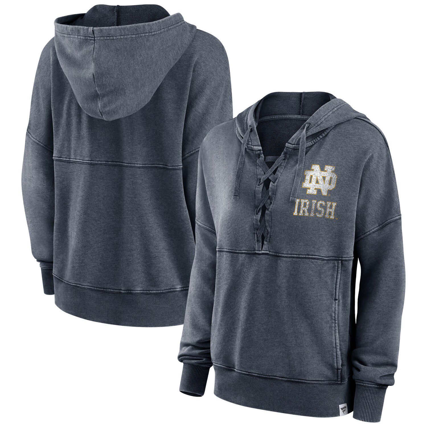 Grey notre dame outlet hoodie