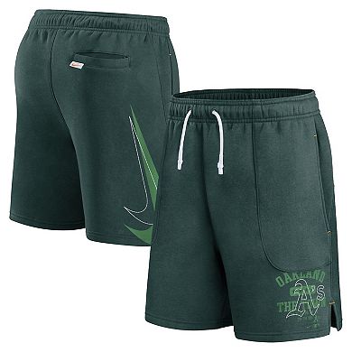 Men's Nike Green Oakland Athletics Statement Ball Game Shorts
