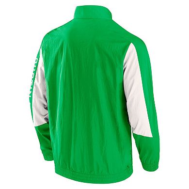 Men's Fanatics Branded Black Austin FC Net Goal Raglan Full-Zip Track Jacket