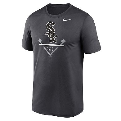 Men's Nike Anthracite Chicago White Sox Big & Tall Icon Legend Performance T-Shirt