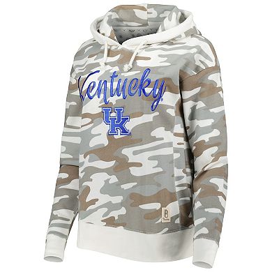 Women's Pressbox Camo Kentucky Wildcats San Pablo Pullover Hoodie
