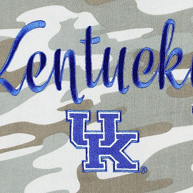 Women's Pressbox Camo Kentucky Wildcats San Pablo Pullover Hoodie