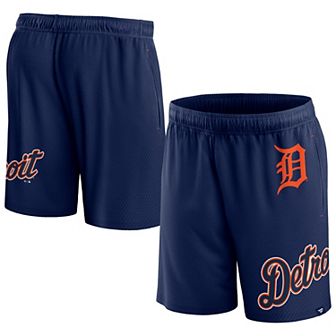 Men's Fanatics Branded Navy Detroit Tigers Clincher Mesh Shorts