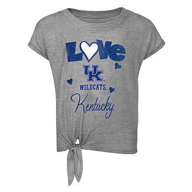 Preschool & Toddler Heathered Gray/Royal Kentucky Wildcats Forever Love T-Shirt & Leggings Set