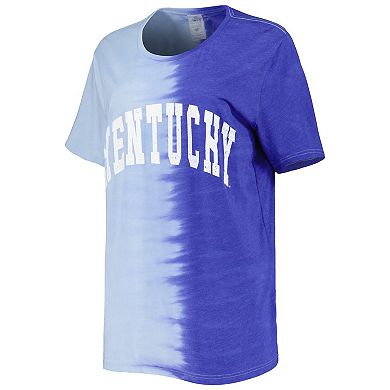 Women's Gameday Couture Royal Kentucky Wildcats Find Your Groove Split-Dye T-Shirt
