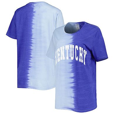 Women's Gameday Couture Royal Kentucky Wildcats Find Your Groove Split-Dye T-Shirt
