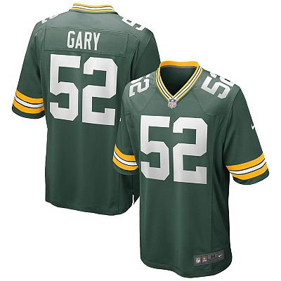 Men s Nike Rashan Gary Green Green Bay Packers Game Jersey