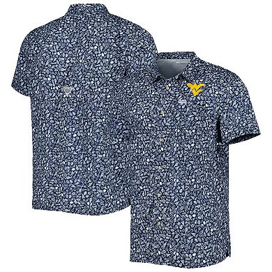 Men's Columbia Navy West Virginia Mountaineers Super Slack Tide Omni ...