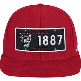 Men's adidas Red NC State Wolfpack Established Snapback Hat