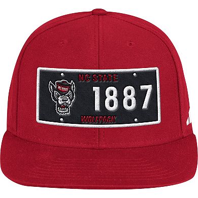 Men's adidas  Red NC State Wolfpack Established Snapback Hat