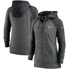 Jacksonville Jaguars WEAR by Erin Andrews Women's Color-Block Full-Zip  Hoodie - Black/White