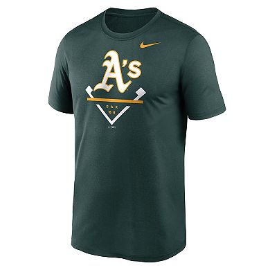 Men's Nike Green Oakland Athletics Icon Legend Performance T-Shirt