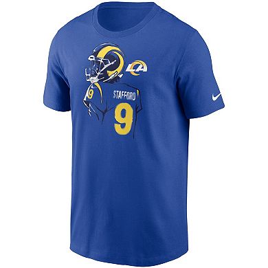 Men's Nike Matthew Stafford Royal Los Angeles Rams Player Graphic T-Shirt