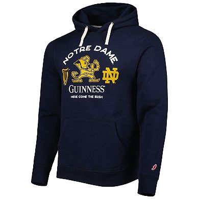 Men's League Collegiate Wear Navy Notre Dame Fighting Irish Guinness Stadium Pullover Hoodie