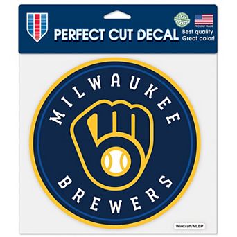 WinCraft Milwaukee Brewers 8" x 8" Team Color Decal