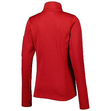 Women's Columbia Red Georgia Bulldogs Park View Omni-Wick Half-Zip Top