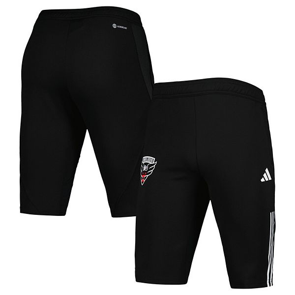 Men's adidas Black D.C. United 2023 OnField Training AEROREADY Half Pants