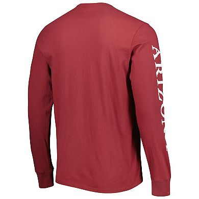 Men's '47 Cardinal Arizona Cardinals Triple Threat Franklin Long Sleeve T-Shirt