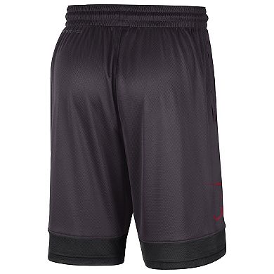 Men's Nike Charcoal Alabama Crimson Tide Performance Fast Break Shorts