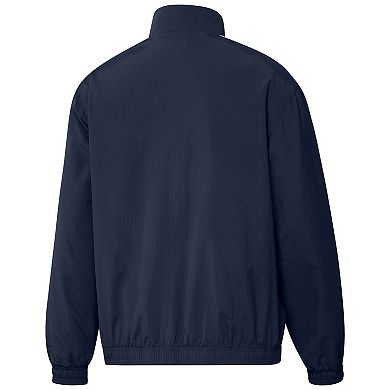 Men's adidas Navy/Light Blue Sporting Kansas City 2023 On-Field Anthem Full-Zip Reversible Team Jacket
