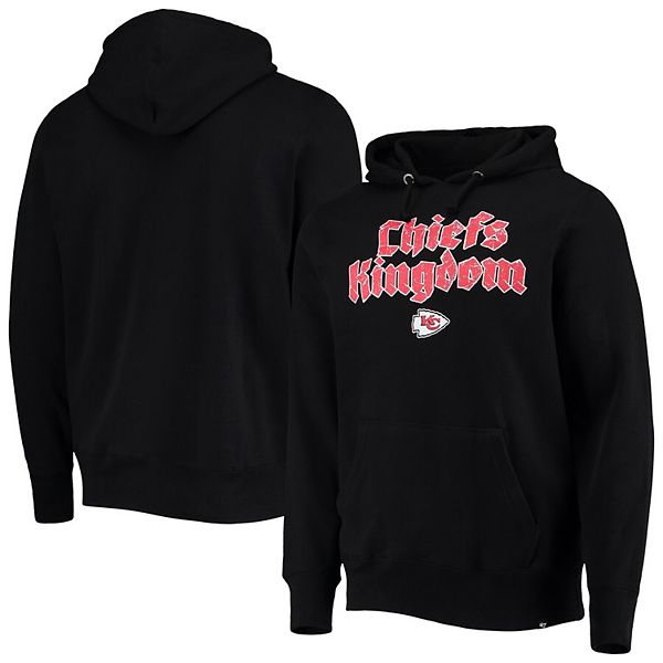 Men's '47 Black Kansas City Chiefs Wordmark Regional Headline Pullover ...