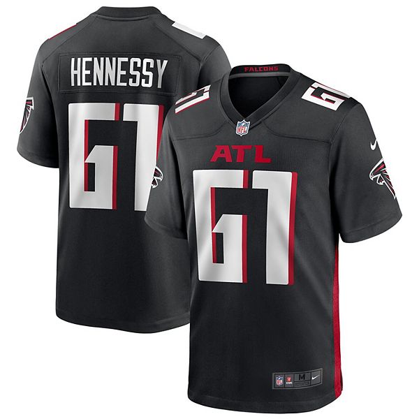 Men s Nike Matt Hennessy Black Atlanta Falcons Player Game Jersey