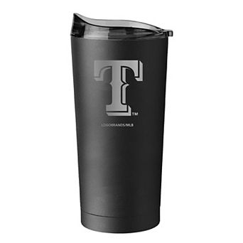 Texas Rangers 20oz. Black Powder Coat Tumbler