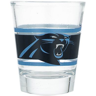 Carolina Panthers 2oz. Stripe Shot Glass
