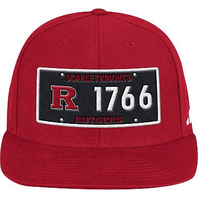 Men's adidas Scarlet Rutgers Scarlet Knights Established Snapback Hat
