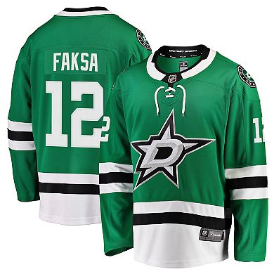 Men's Fanatics Branded Radek Faksa Kelly Green Dallas Stars Breakaway Jersey