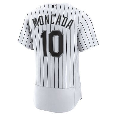 Men's Nike Yoan Moncada White Chicago White Sox Home Authentic Player Jersey