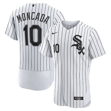 Men's Nike Yoan Moncada White Chicago White Sox Home Authentic Player Jersey