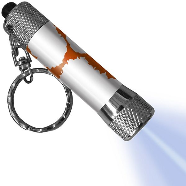 Clemson Tigers LED Flashlight Logo Keychain