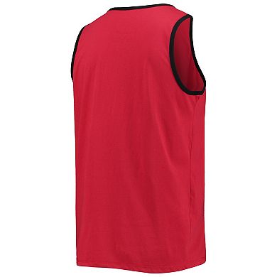 Men's '47 Red Atlanta Falcons Edge Super Rival Tank Top