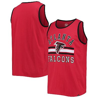 Men's '47 Red Atlanta Falcons Edge Super Rival Tank Top