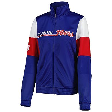 Women's G-III 4Her by Carl Banks Royal Philadelphia 76ers Change Up Full-Zip Track Jacket