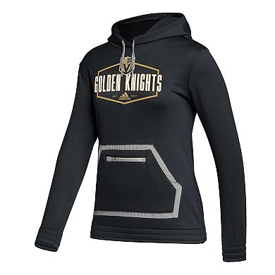 Women's adidas Black Vegas Golden Knights Team Issue Pullover Hoodie