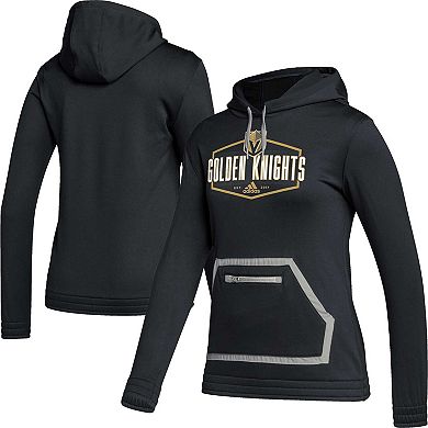 Women's adidas Black Vegas Golden Knights Team Issue Pullover Hoodie