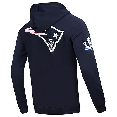 Men s Pro Standard Navy New England Patriots Hometown Full Zip Hoodie