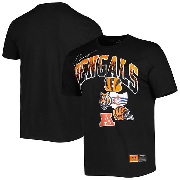 Men's Pro Standard Black Cincinnati Bengals Crest Emblem Pullover Sweatshirt Size: Small