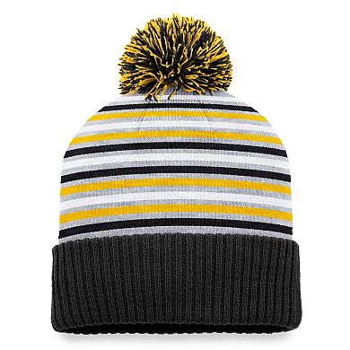Men's Top of the World  Black Wichita State Shockers Dash Cuffed Knit Hat with Pom