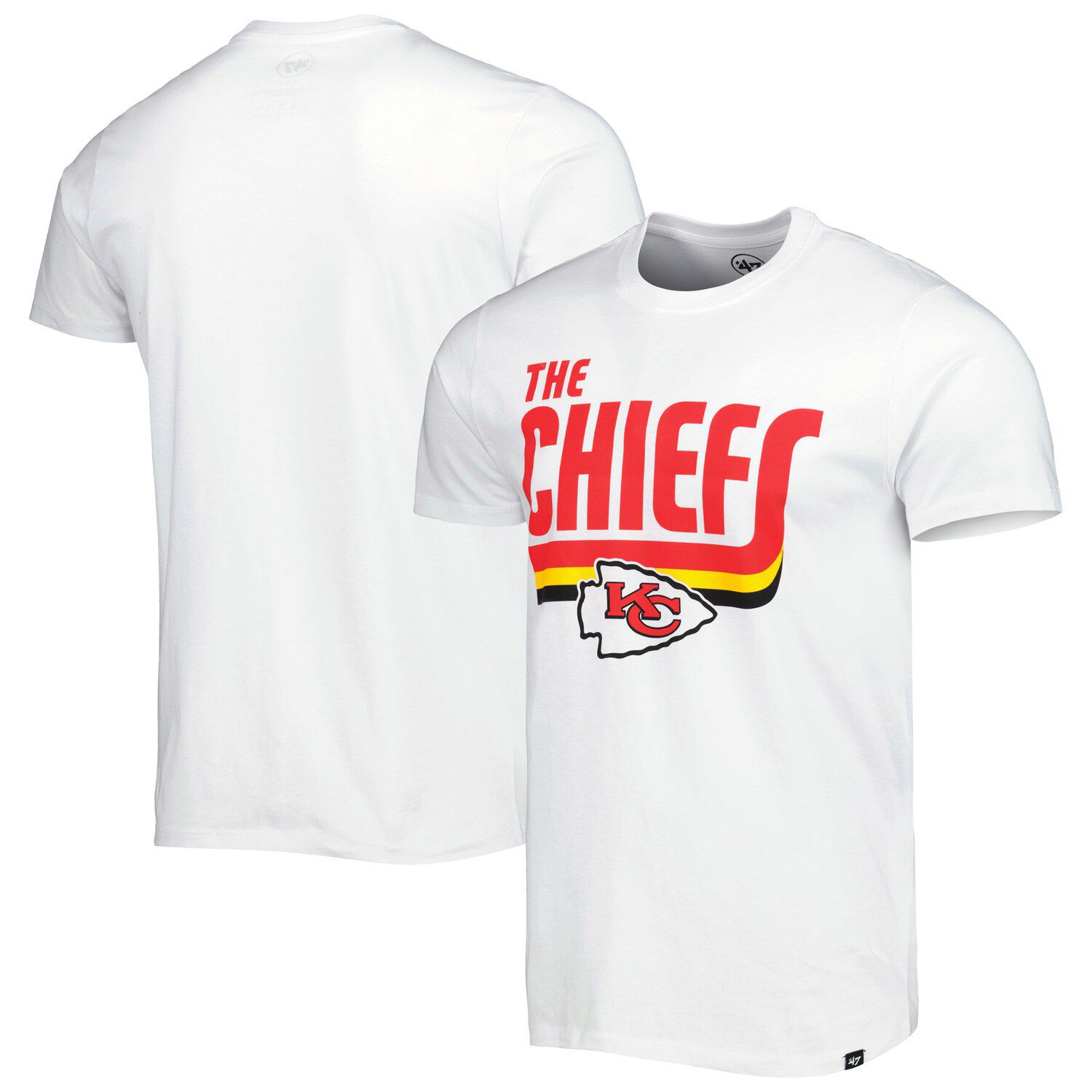 Men's NFL x Darius Rucker Collection by Fanatics White Kansas City Chiefs Woven Button-Up T-Shirt