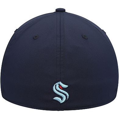 Men's adidas Deep Sea Blue Seattle Kraken Team Bar Flex Hat