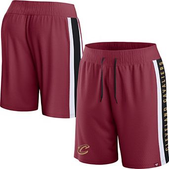 Men's Fanatics Branded Wine Cleveland Cavaliers Referee Iconic Team Mesh Shorts