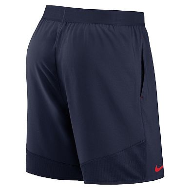 Men's Nike Navy New England Patriots Stretch Woven Shorts